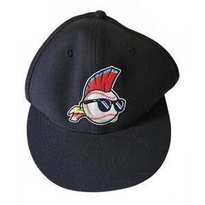 Cleveland Indians Major League Movie Baseball Hat Cap 7 1/2 Red Mohican Logo